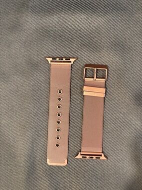 Rose Gold Stainless Mesh Apple Watch Band